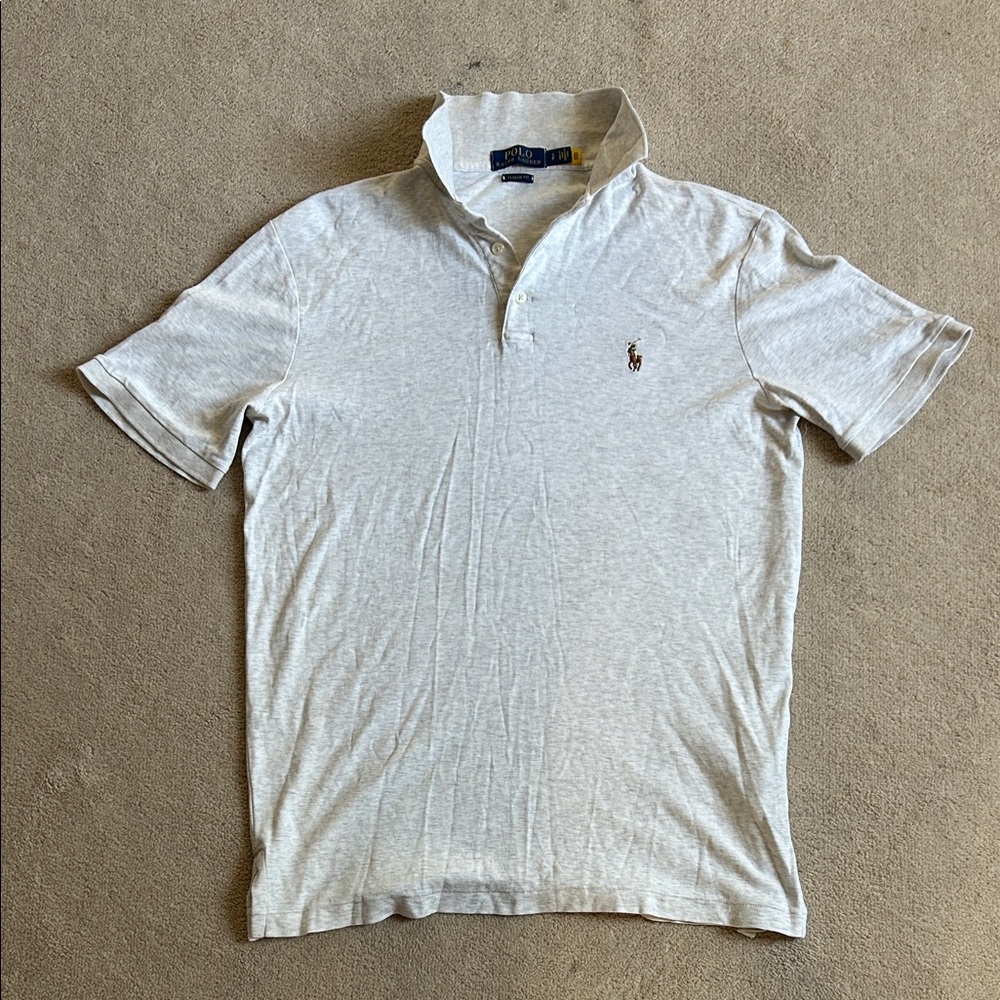 Polo by Ralph Lauren Men's light Grey Polo Shirt